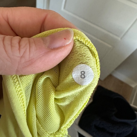 Lululemon Athletica Yellow Breathe Easy Sports Bra - Picture 3 of 3
